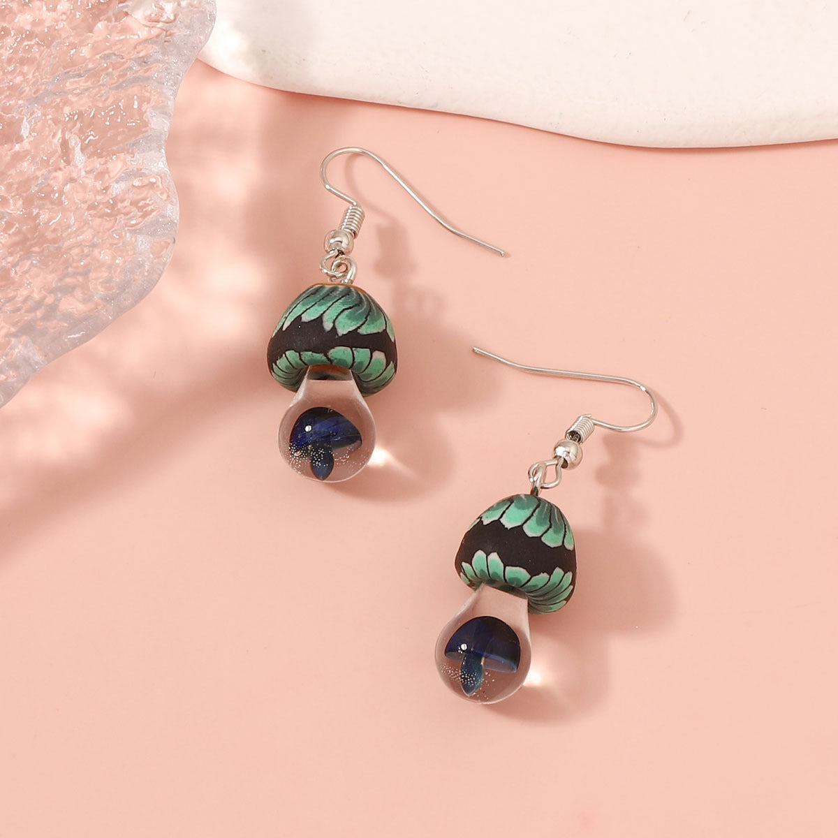 Stylish and Unique Garden-Inspired Soft Clay Mushroom Earrings - Adorable, Versatile Accessories for Women