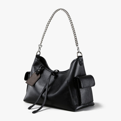 Luxurious Genuine Leather Tote Bag for Women Spacious Carryall with Feel for Daily Use and Outings