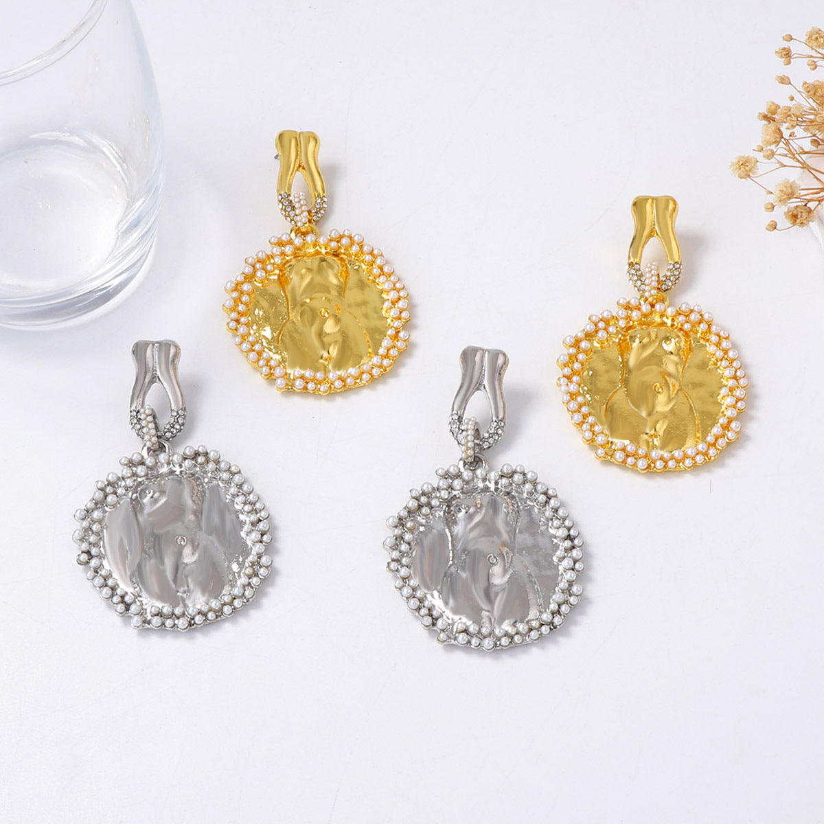 Exaggerated Vintage-Inspired Unique Artistic Exquisite Heavy-Duty Alloy Sculptural 3D Human Figure Earrings for Distinctive Fashion Statements