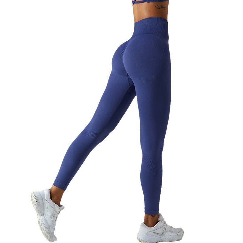 High Waisted Seamless Yoga Pants for Women Quick Dry Peach Lift Leggings for Running and Fitness