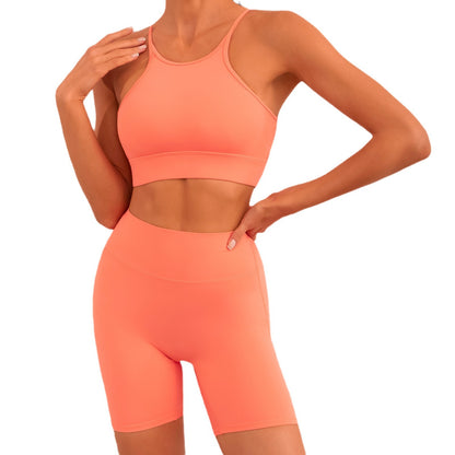 High Intensity Sports Bra and Ruched Leggings Set for Women 3 Piece Workout Outfit for Comfort and Performance