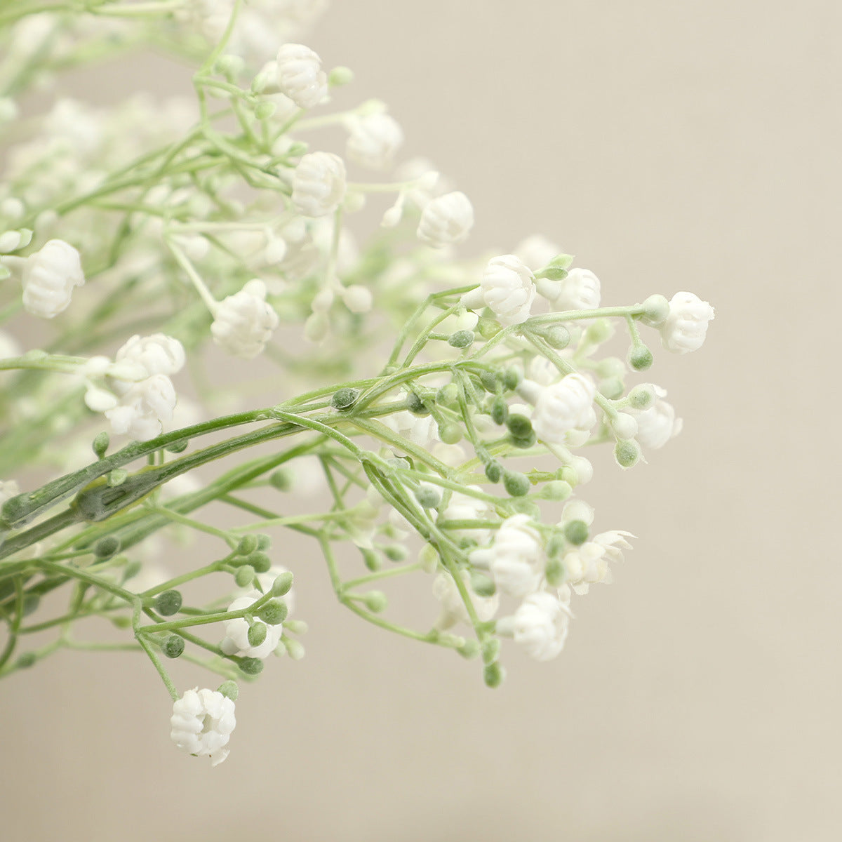 Luxury Wedding-Inspired Fake Flowers with Baby’s Breath for Home Décor – Elegant Floral Arrangements for Living Room Decoration and Photography Props