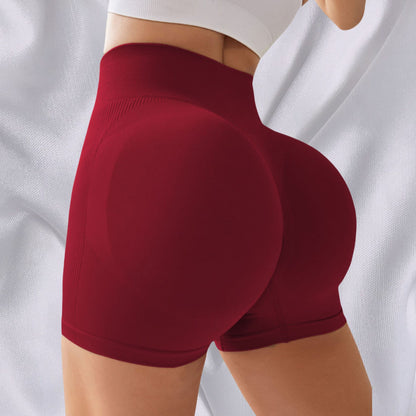 High Waisted Seamless Butt Lifting Yoga Pants Breathable Quick Dry Activewear Shorts for and Flexibility