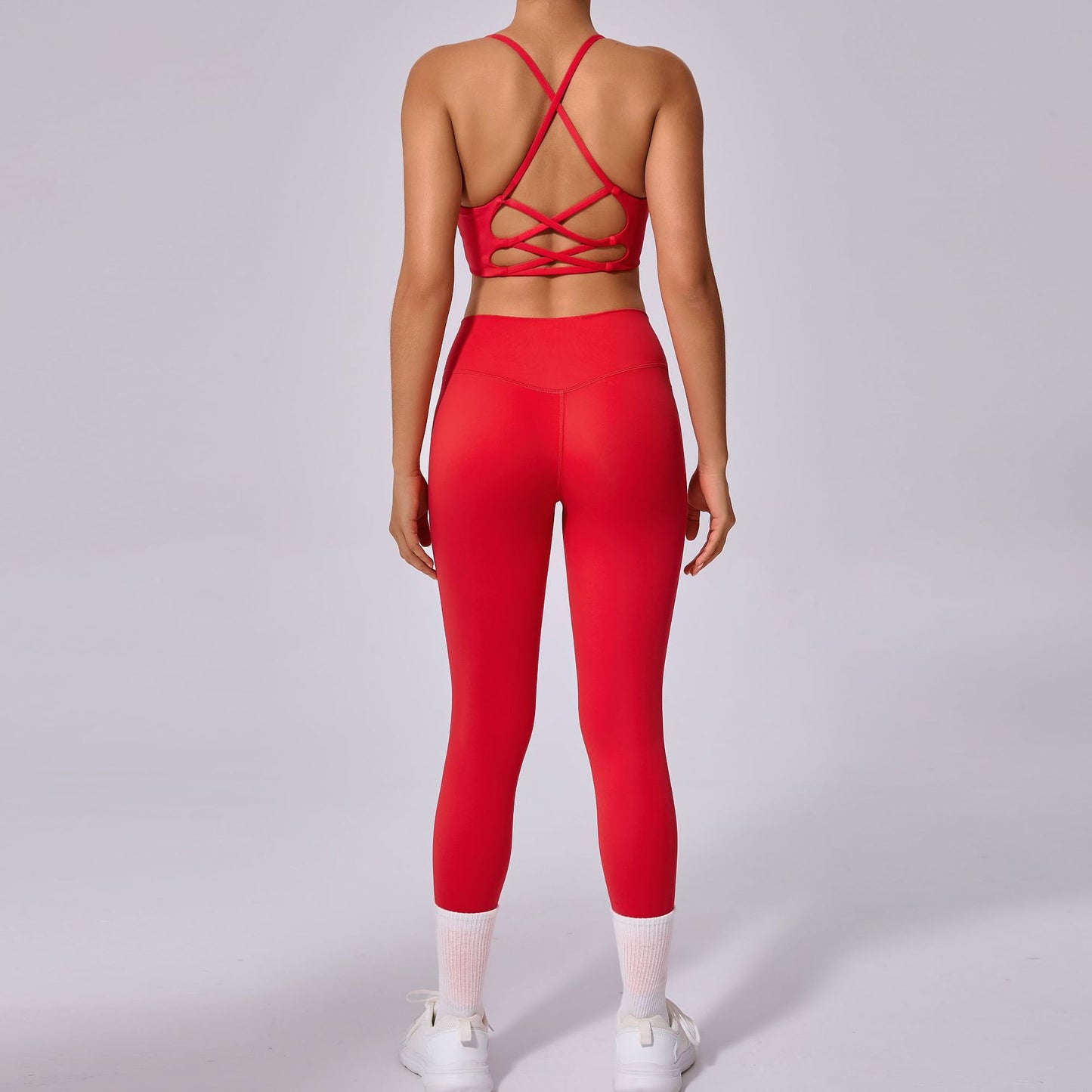 Fall and Winter Shock Absorbing Yoga Suit Set Quick Dry Tight Fitting Two Piece Fitness Outfit for Comfort and Performance