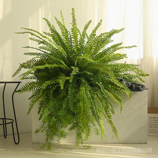 Realistic Touch Faux Leaves - Persian Ferns for Indoor and Outdoor Décor, Ideal for Any Landscape and Stylish Home Accents, Simple Yet Elegant Fake Foliage