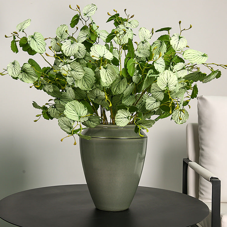 Stunning Faux Hydrangea Leaves - Modern Decorative Accent for Dorms, Living Rooms, and Dining Tables - Lifelike Artificial Flowers to Brighten Your Space