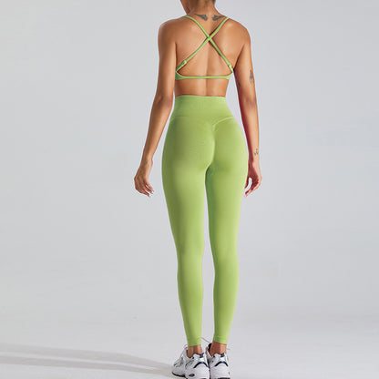 Seamless Women s Yoga Set Sportswear for Outdoor Running Quick Dry Leggings and Comfortable Fitness Apparel