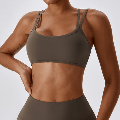 High Performance Seamless Sports Bra for Yoga and Running Quick Drying Comfortable Fit for All Workouts Model 8260