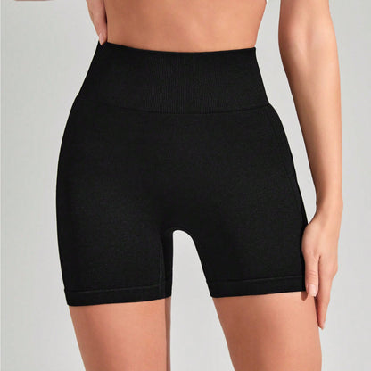 Seamless High Waisted Peach Yoga Shorts for Women Sculpting Comfortable Eco Friendly Fitness Running Shorts