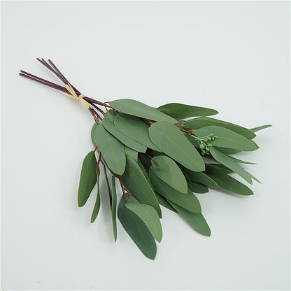 Scandinavian-Inspired Artificial Eucalyptus Leaves for Stunning Home Décor - Perfect for Living Room Arrangements, Faux Floral Displays, and Creative Interior Styling