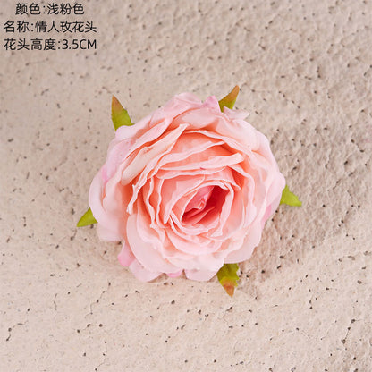 Delicate Artificial Rose Bouquet - Romantic Craftsmanship for Wedding Decor - Lifelike Greenery Faux Flowers - Perfect for Home and Event Decoration (Model MW07302)