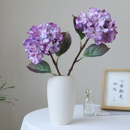 Stunning Artificial Hydrangea Single Stem for Elegant Home Decor – Perfect for Living Rooms, Event Arches, and Wedding Decorations – Lifelike Faux Floral Arrangement