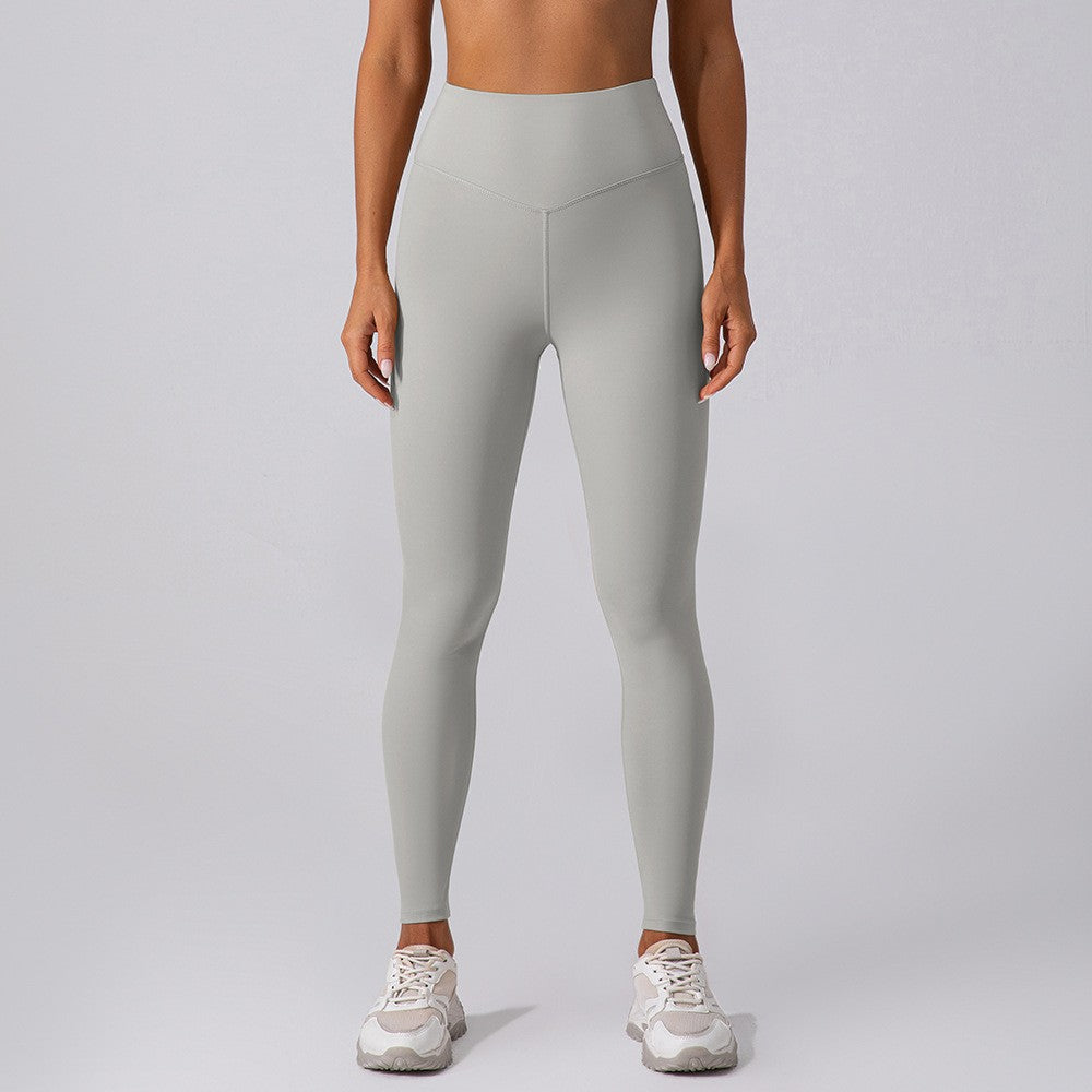 High Waisted Women's Sports Leggings for Running Yoga Quick Dry Smoothing Peach Butt Boosting Fitness Tights for Comfort and Performance