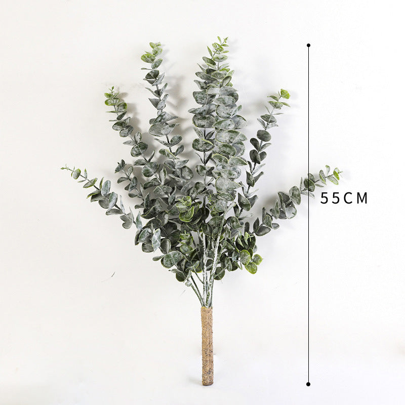 Realistic Soft PVC Eucalyptus Money Leaf – Perfect for Weddings, Home Decor, and Elegant Green Plant Arrangements