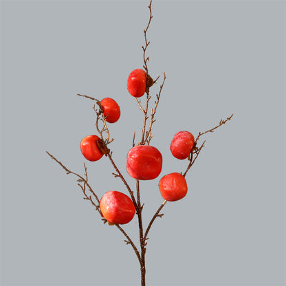 Realistic Artificial Persimmons - Perfect Decor for Homes, Hotels, and Malls | Lifelike Fake Persimmons for Stunning Interior Styling