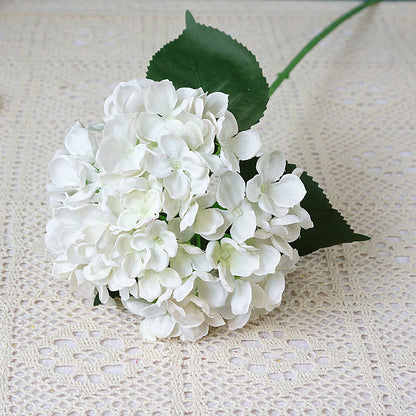 Realistic Artificial Eiffel Hydrangea - Lifelike Faux Flowers for Home Decor, Photography, Wedding Celebrations, and Floral Arrangements