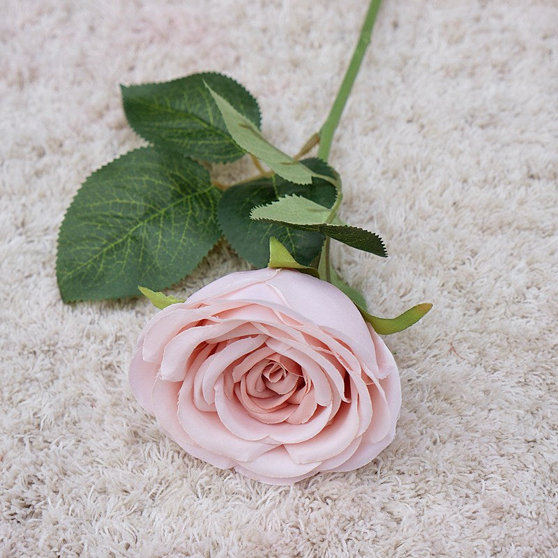 Beautiful Artificial French Mini Cala Rose - Single Stem Faux Flower for Weddings, Home Décor, and Photography Backdrops - Realistic Design for Lasting Elegance