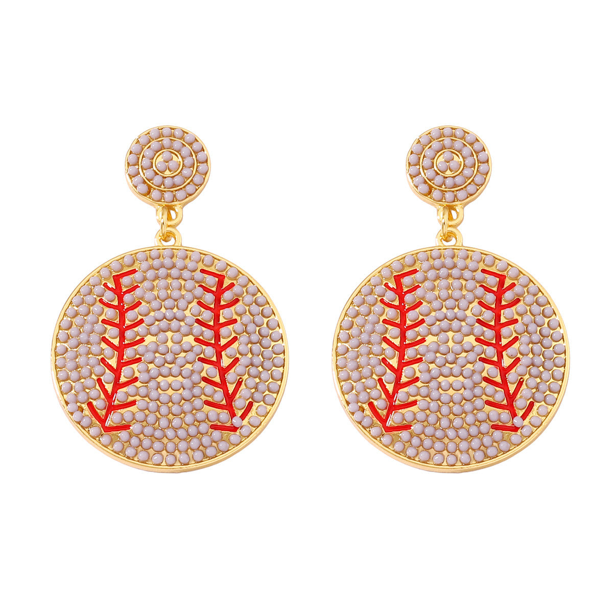 Chic Olive Pearl Statement Earrings – Versatile Party Accessory for Women, Perfect for Any Occasion!