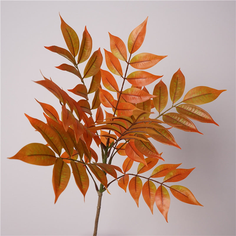 Lifelike Artificial Green Nandina Plant - Perfect for Home Decor, Retail Display, or Photography Props