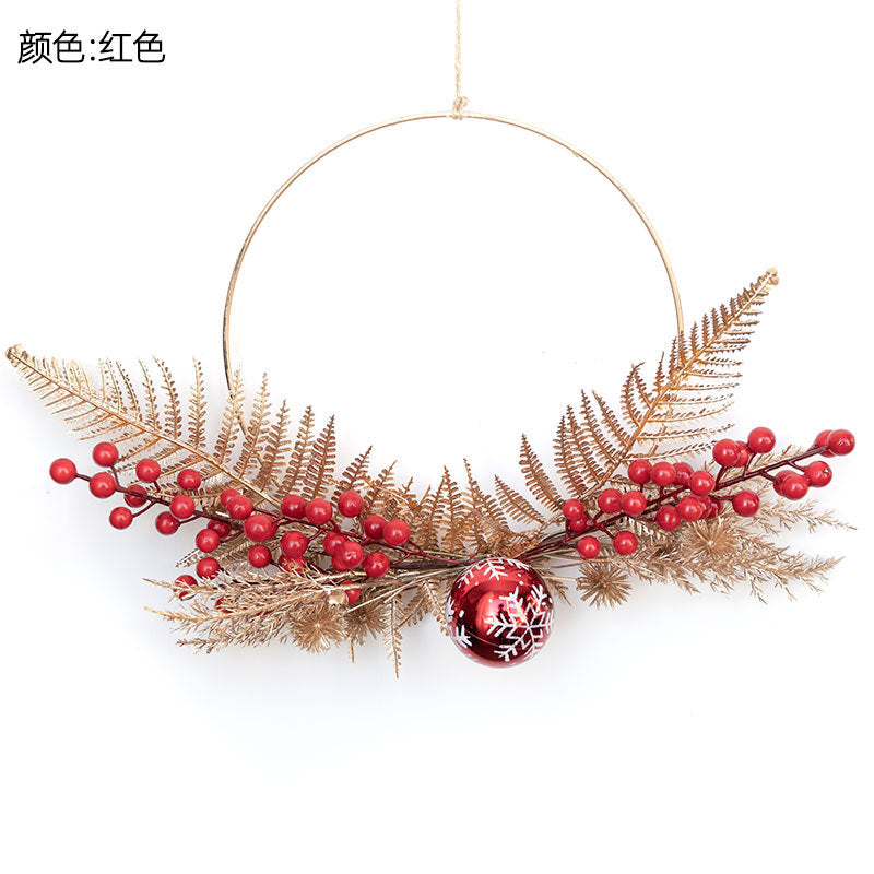 Lifelike Faux Winterberry Floral Decoration – Vibrant Red Berry Artificial Plant for Weddings & Home Decor | INSCF01053