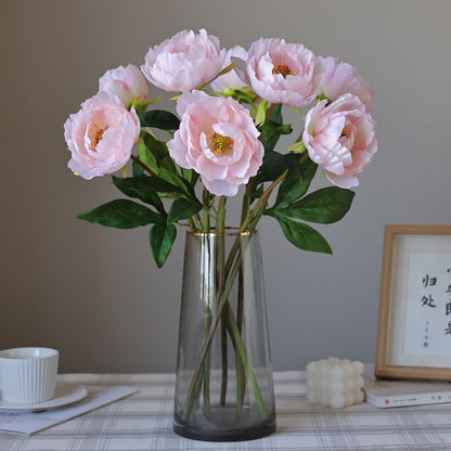 Stunning Oil Painting-Inspired Peony Silk Flowers - Realistic Faux Peonies and Poppies for Elegant Wedding Decor, Event Styling, and Floral Arrangements