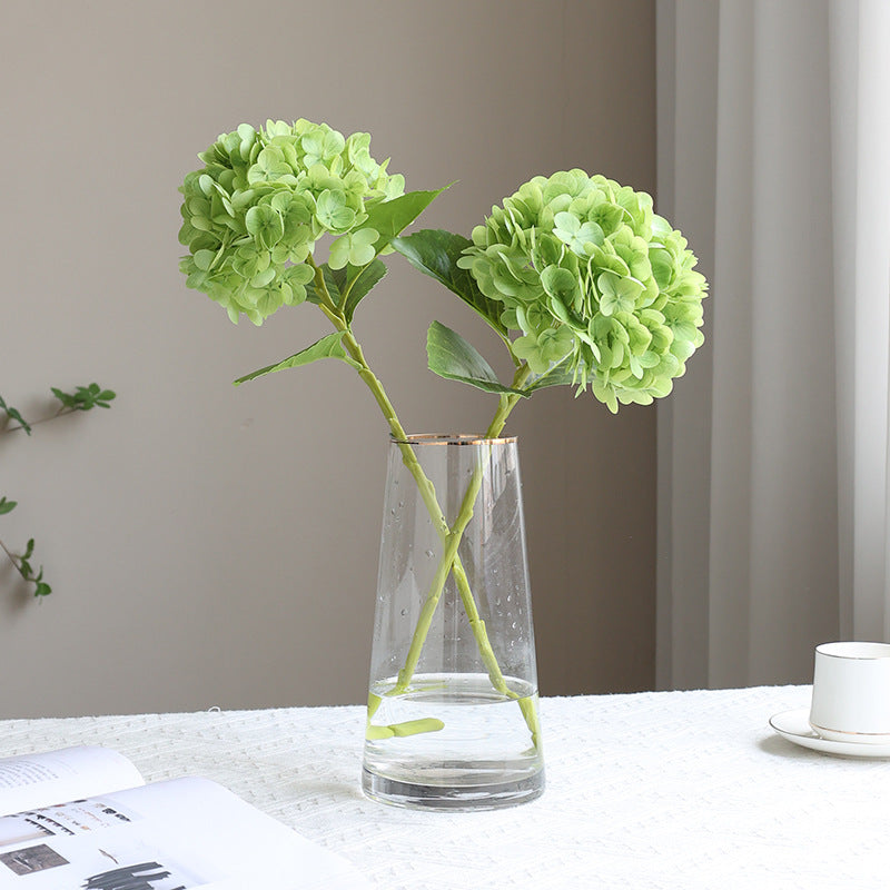 Lifelike 3D Touch Hydrating Hydrangea - Stunning Artificial Flower for Hotel Decor, Wedding Arrangements, and Event Styling