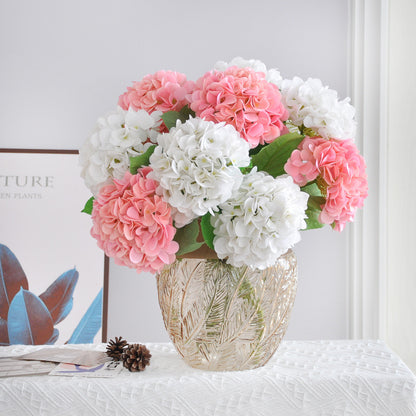 Luxurious Touch & Moisture-Proof Artificial Hydrangea Flowers for Home Decor – Perfect for Weddings, Events, and Hotel Beautification