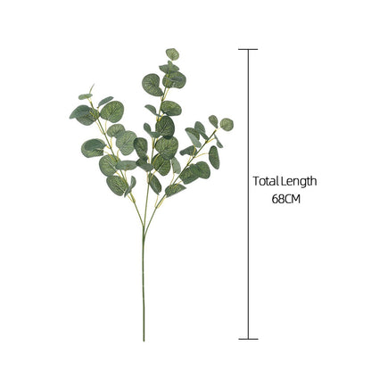 Elegant INS Scandinavian Eucalyptus Faux Money Plant for Home Décor - Perfect for Weddings and Special Events - Lush Greenery Wall Decoration – MW34551