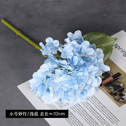 Elegant Faux Hydrangea Bouquet with High-Quality Petals – Perfect for Home Décor, Weddings, and Event Decorations