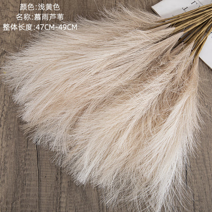 Mu Yu Pampas Grass Artificial Flowers - Elegant INS-Style Home Decor for Weddings and Celebrations | Perfect for Chic Arrangements - Model MW85002