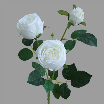 Elegant Faux Royal Rose - European-Inspired Romantic Indoor Decor for Home, Perfect for Airbnb, Floor Display, and Photography Props