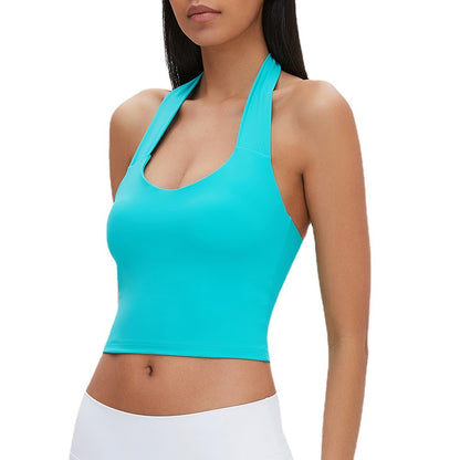 Sporty Wireless Yoga Bra with Adjustable Straps Seamless Design for Maximum Comfort Support and Style in Your Fitness Routine