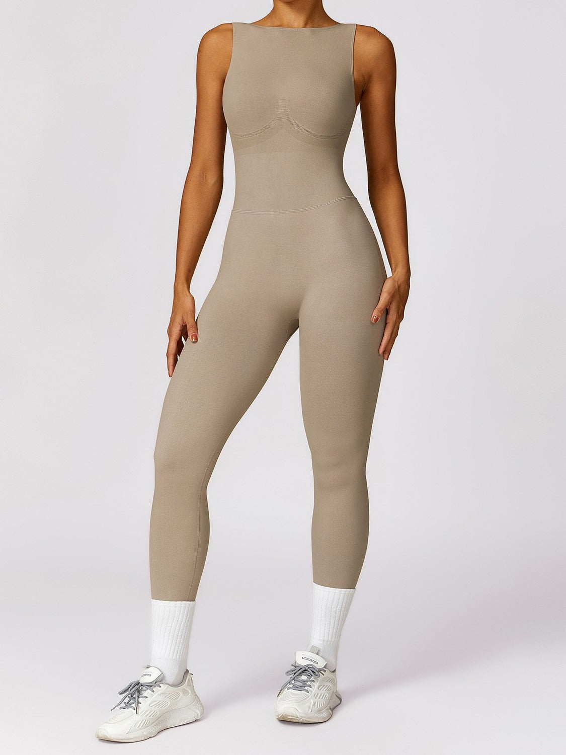 High Elastic Peach Butt Shaping Backless Bodysuit for Fitness and Yoga Sculpt Your Figure with Comfort and Style