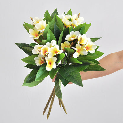 Lifelike Egg Flower Artificial Plant for Home Décor - Stunning Decorative Greenery for Living Room and Garden Landscapes