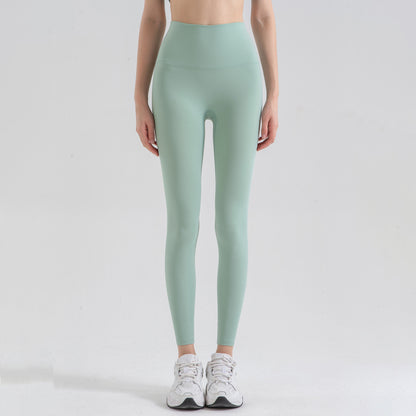 High Waisted Butt Lifting Yoga Pants for Women Summer No See Through Quick Dry Tight Fit Running and Workout Leggings for Comfort and Style