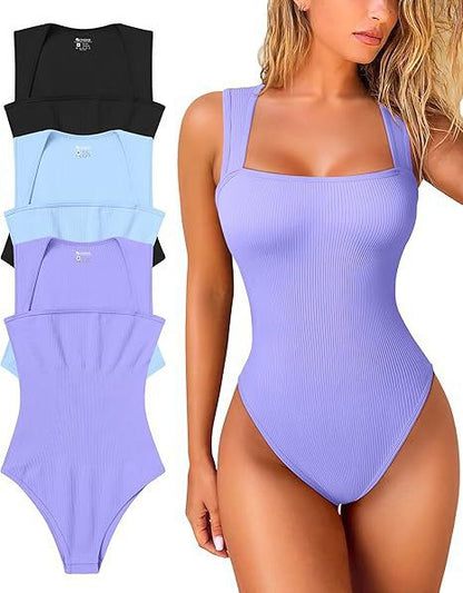 High Performance Fitness Bodysuit with Tummy Control and Butt Lifting Features for Yoga and Outdoor Sports