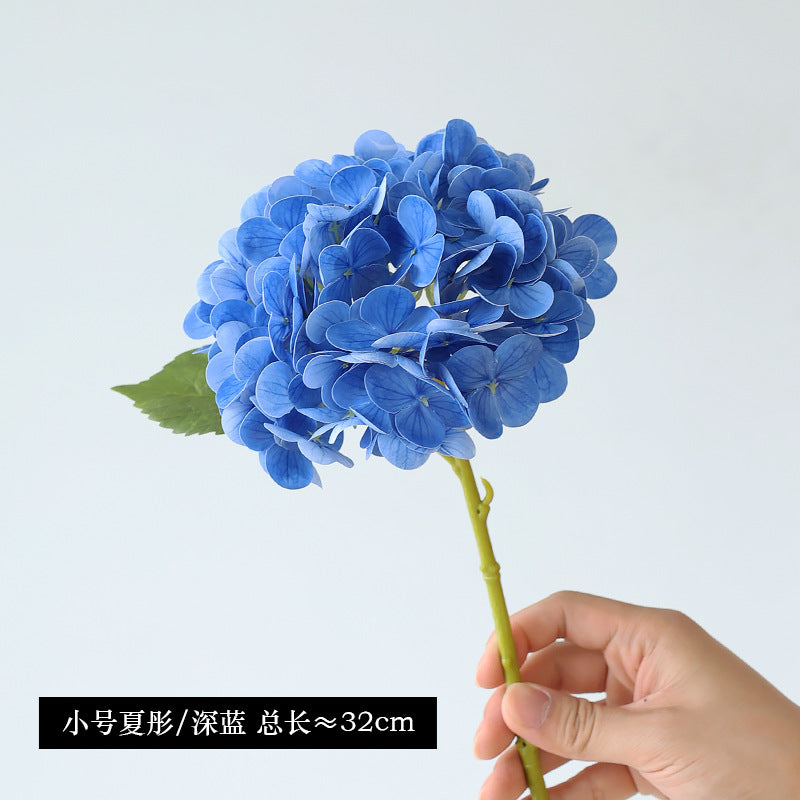 Lifelike 3D Fabric Hydrangea Bouquet – Artificial Floral Decoration for Homes and Hotels, Perfect for Weddings and New Home Decor