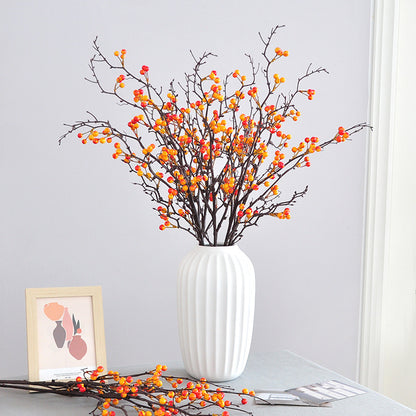 Realistic Faux Winterberry and Southern Candleberry Branches for Festive Home Decor – Perfect for Living Room, Housewarming, and New Year Celebrations