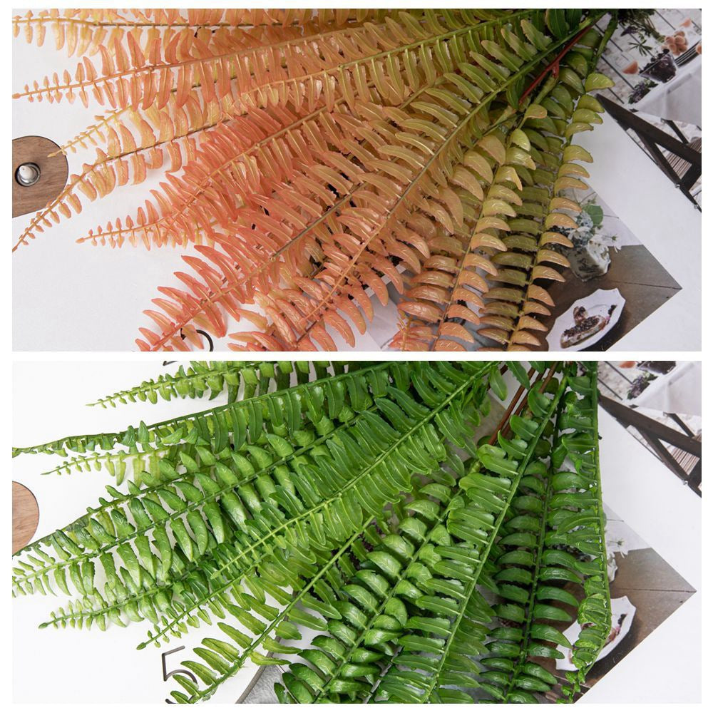 Realistic Touch Faux Flowers & Persian Grass Leaves for Miniature Gardens – Stunning Indoor Plant Wall Décor (MW26634)