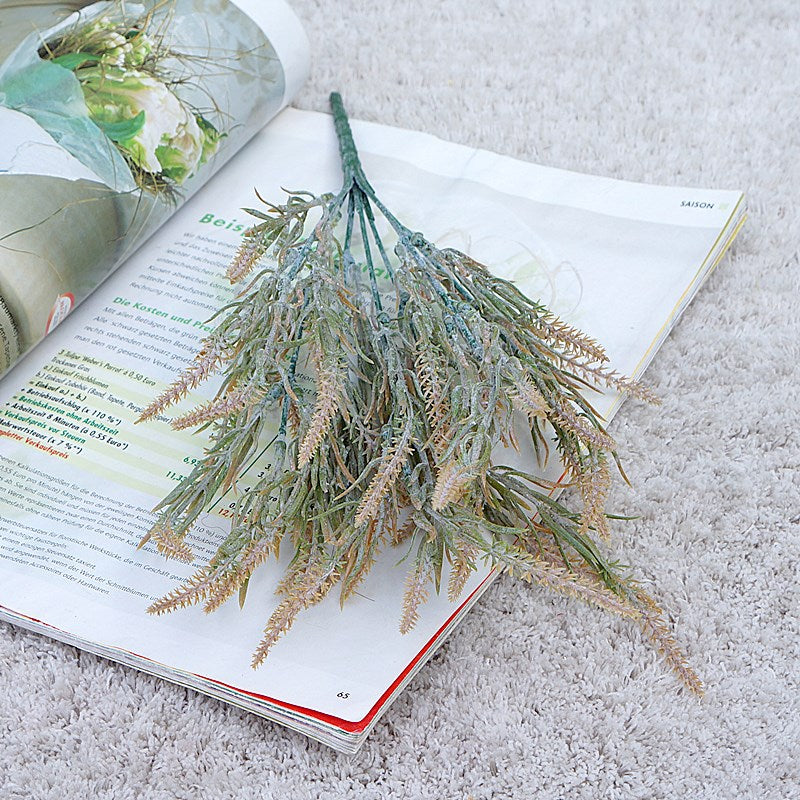 Realistic Faux Fox Tail Grass with 7 Branches - Perfect Decorative Flower for Home Decor, Wedding Styling, Photography Props, and Model Home Displays