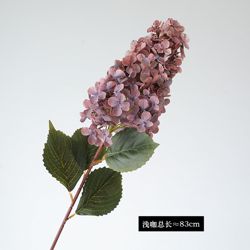 Realistic Faux Hydrangea Flower with High Branch for Hotel Decorations and Wedding Arrangements – Beautiful Artificial Buddha Pagoda Design