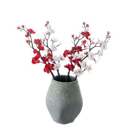 Realistic Plum Blossom Artificial Floral Decoration for Home and Wedding - Perfect for Lasting Beauty, Easy Maintenance, and Elegant Style - Model MW36856