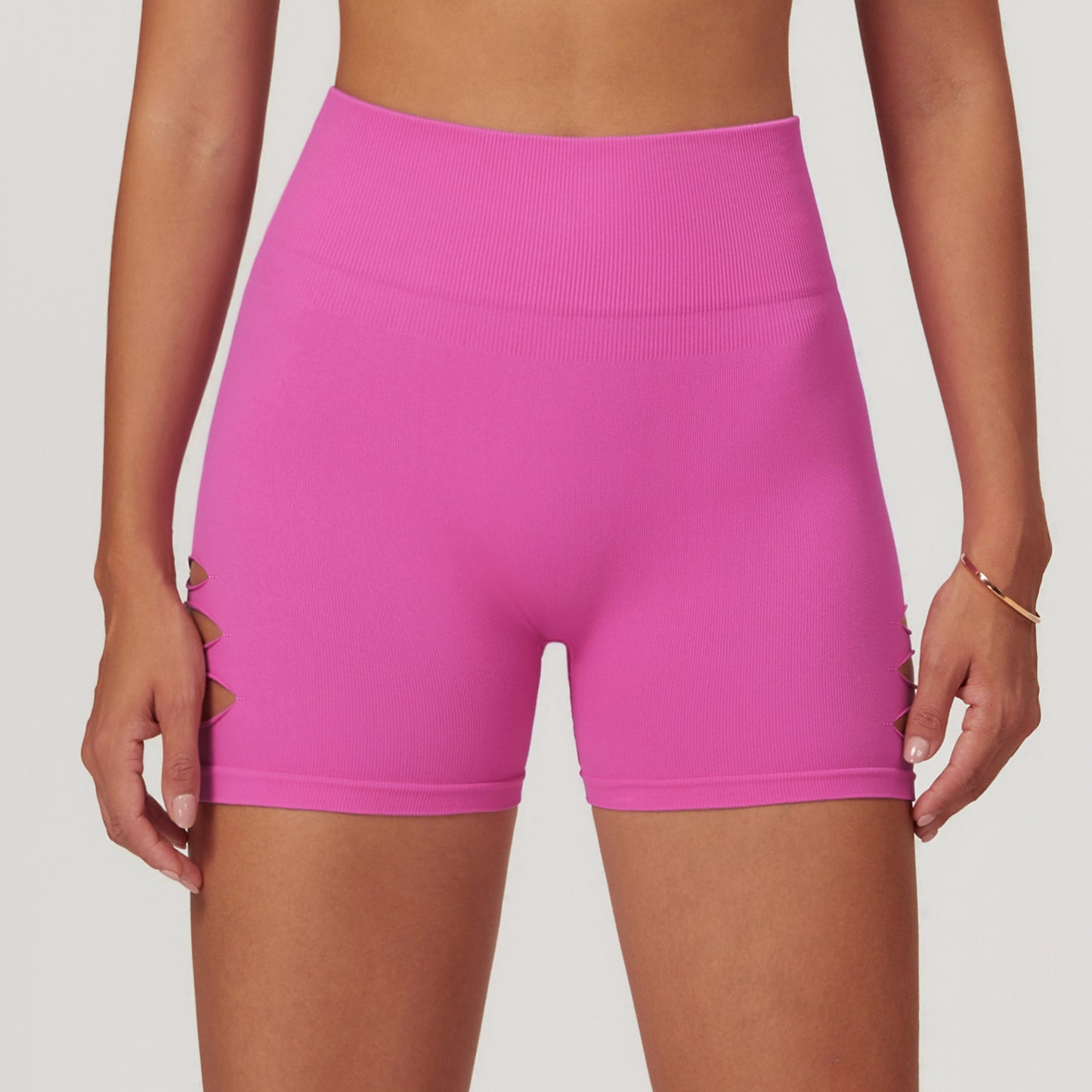 Seamless High Waisted Yoga Shorts for Comfort and Support Butt Lifting Athletic Shorts for Casual Running and Fitness Workouts Model 7711