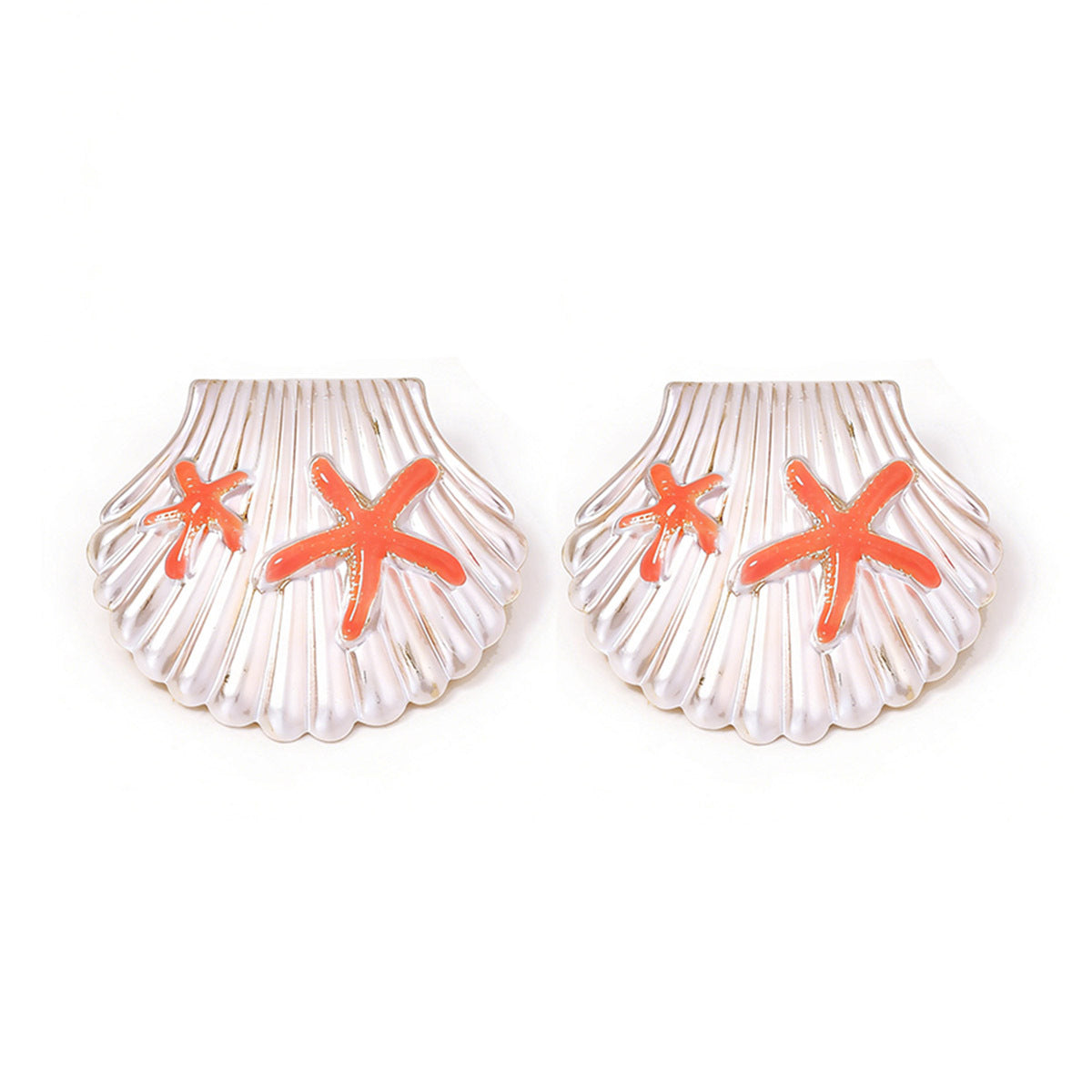 Fresh and Sweet Ocean-Inspired Shell Stud Earrings – Unique, Versatile, and Minimalist Jewelry for Women