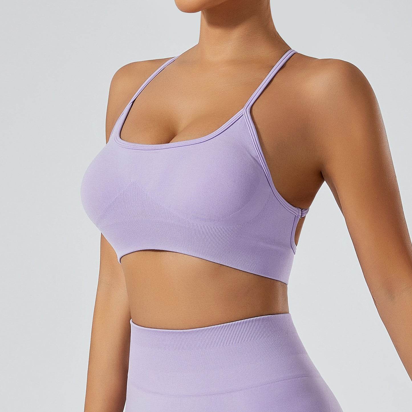 Seamless Yoga Sports Bra for Women Versatile Quick Dry Activewear with Beautiful Back Design for Comfort and Performance