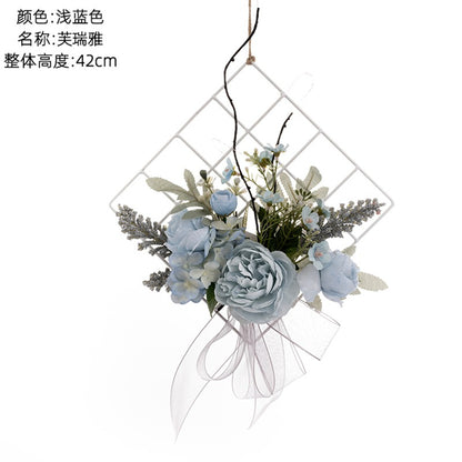 Elegant Faux Floral Arrangement Bouquet for Weddings and Home Décor – Stunning Artificial Roses for Wall Decor – FUREYA Design CF01076