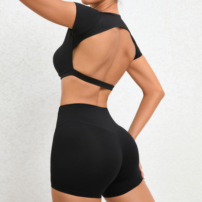 Elevate Your Workout with Our Beautifully Tailored Yoga Set Flattering High Waisted Leggings and Soft Comfortable Sports Bra for Enhanced Shape and Performance