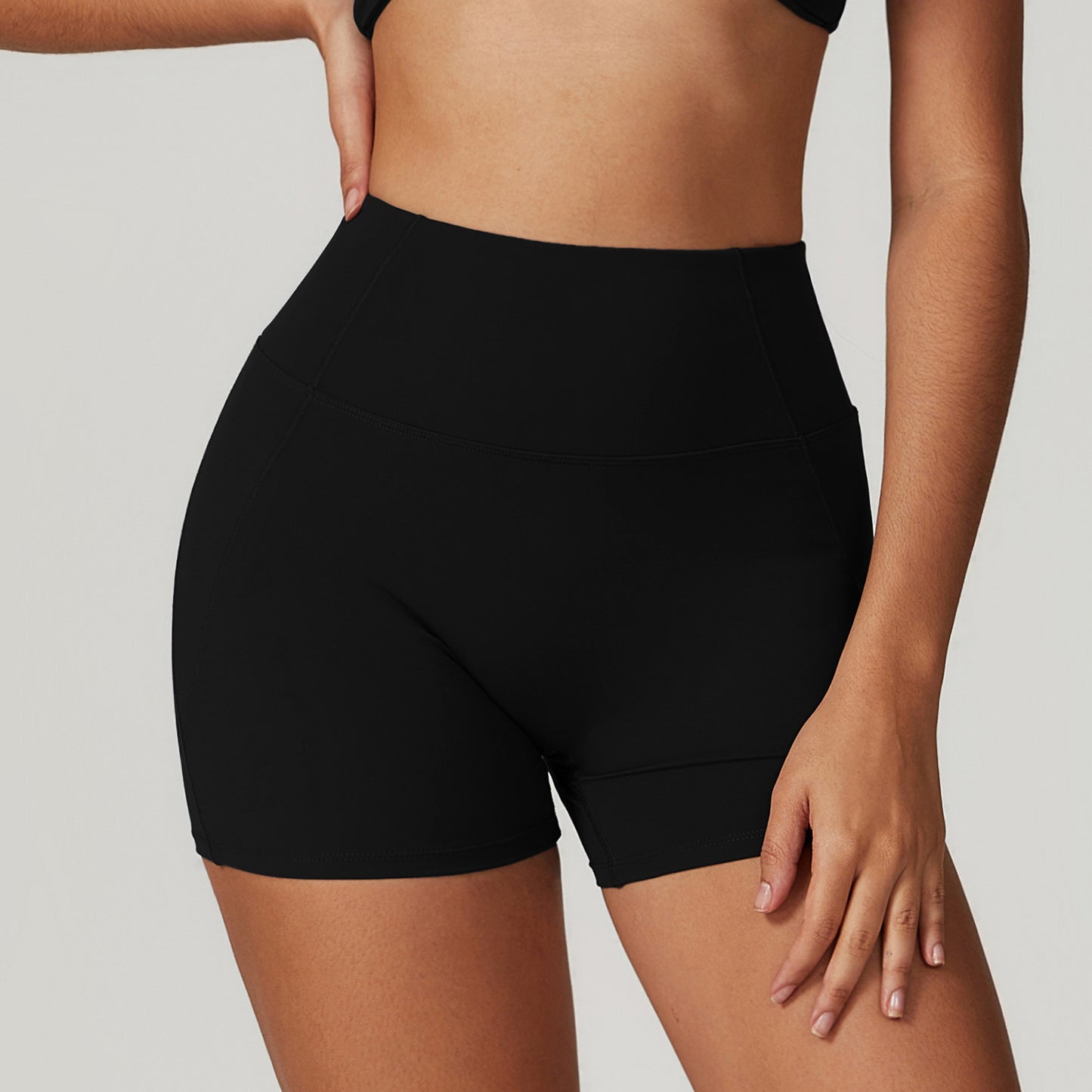 High Waisted Butt Lifting Yoga Shorts for Women Tummy Control Running and Gym Workout Leggings Comfort and Style in Breathable Fabric 8796