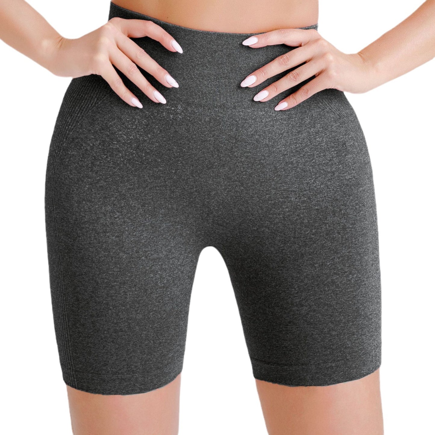 High Waisted Peach Butt Yoga Shorts for Women Ultra Stretch Quick Dry Breathable 4 Inch Workout Shorts for Running and Fitness