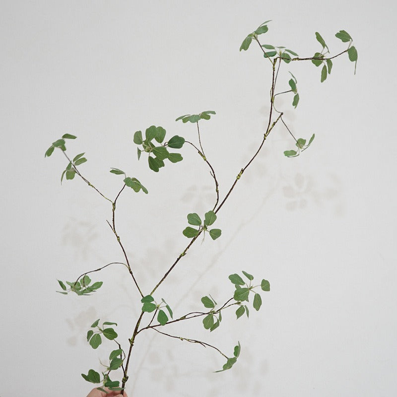 Minimalist Zen-Inspired Artificial Plant with Realistic Vines and Lotus Leaves - Perfect Indoor Greenery Decor for Home, Weddings, and Event Display